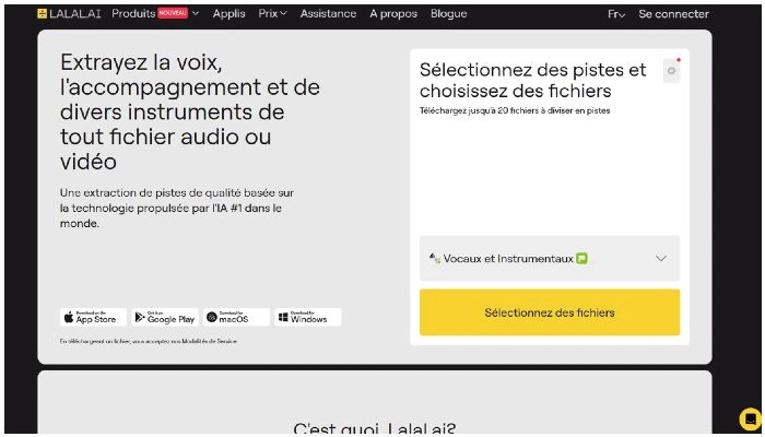 video karaoke gratuit a telecharger lalal ai