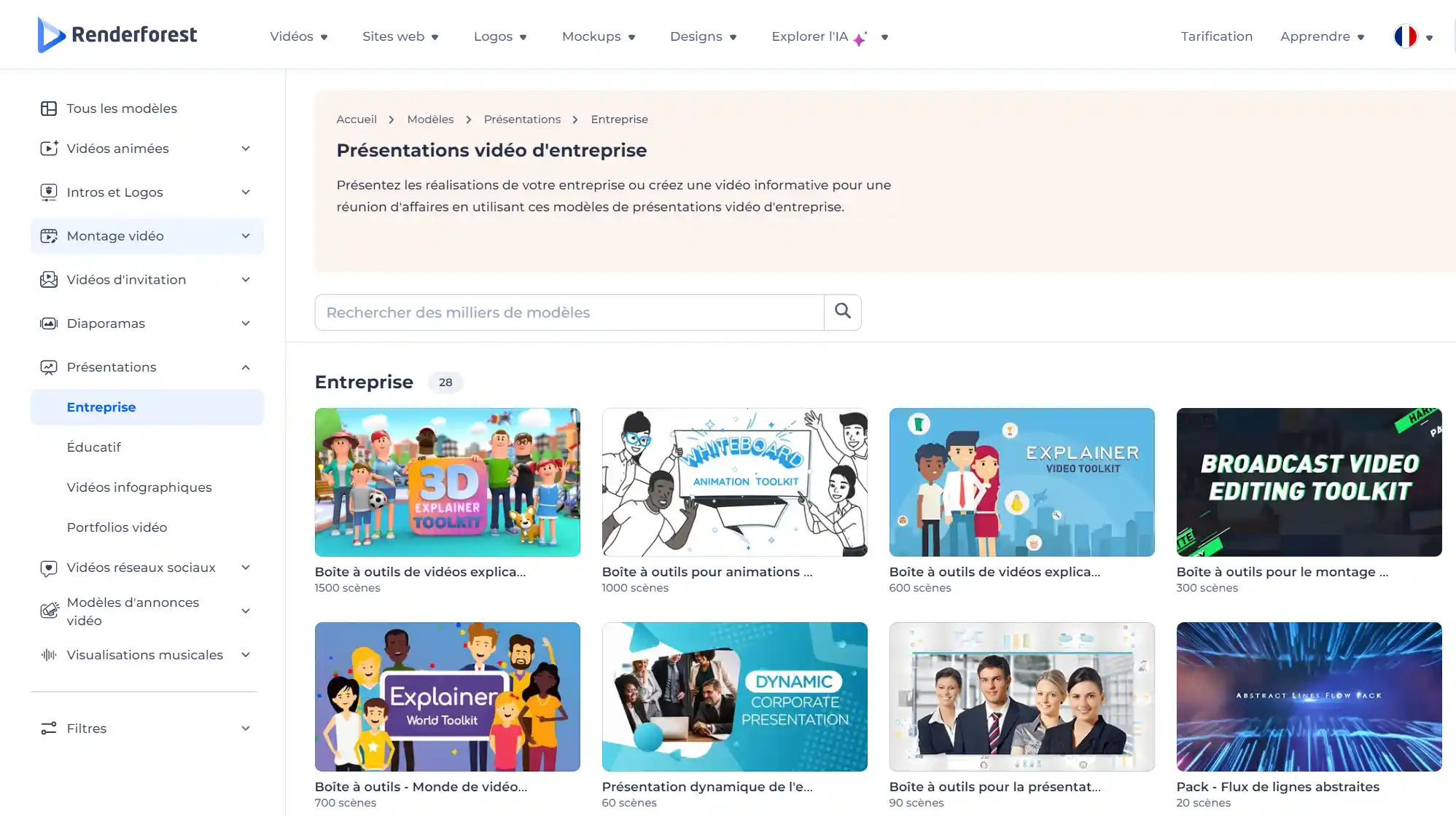 video presentation entreprise