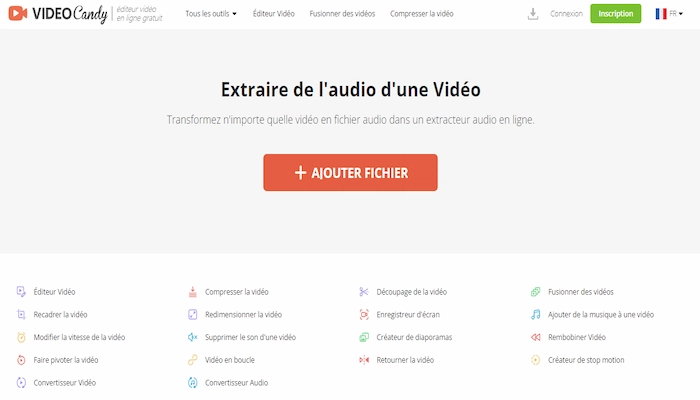 videocandy extraire son youtube sans logiciel