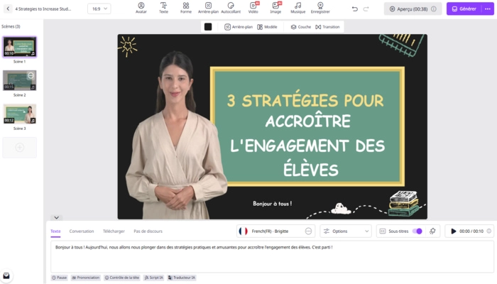 vidnoz AI etape troisieme