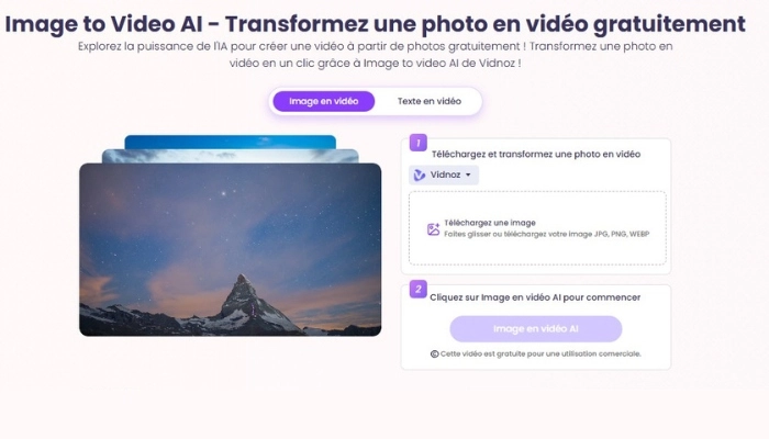 vidnoz ai generateur animation ia