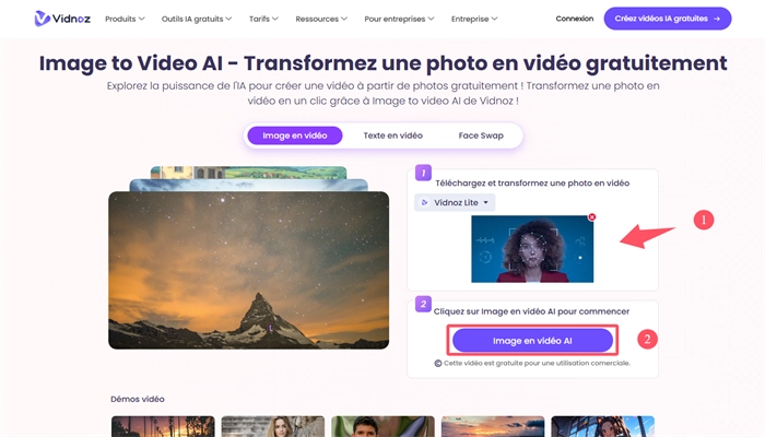 vidnoz inverser couleur image c