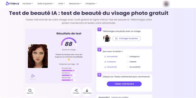 vidnoz test de beaute 2