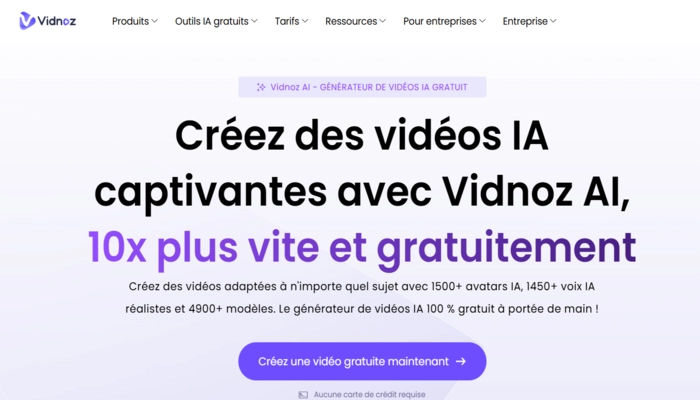 Vidnoz video IA anniversaire