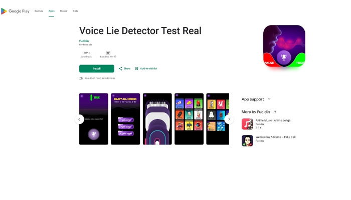 voice lie detector test real detecteur de mensonge