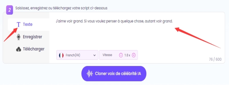 voix off au reel instagram avec clonage de voix ia de vidnoz