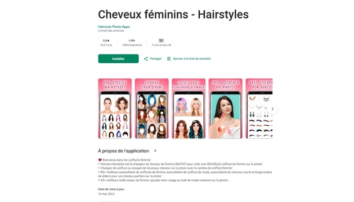 woman hairstyles simulateur coiffure en ligne gratuit sans telechargement