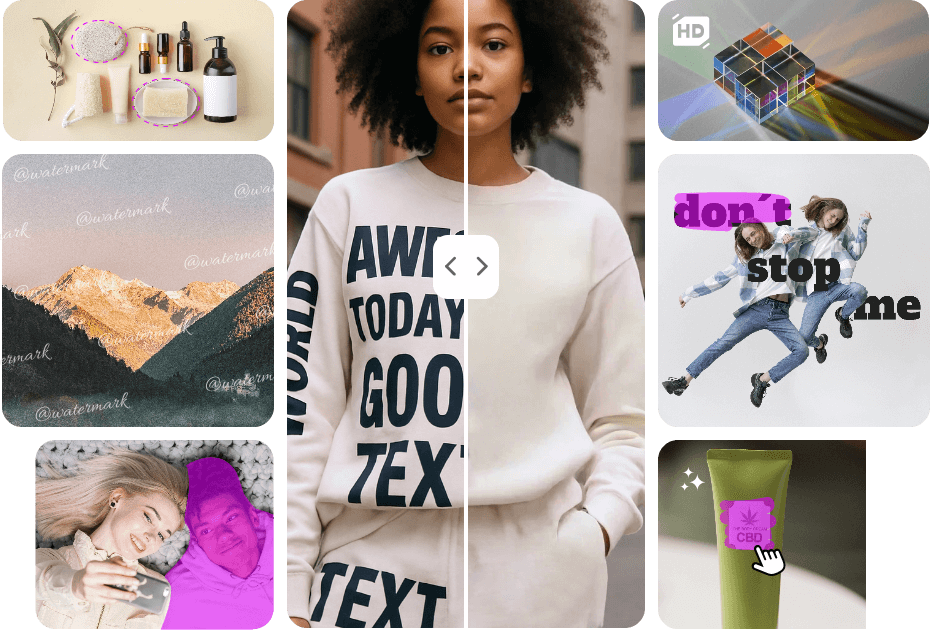 IA pour enlever un élément sur une photo gratuit en ligne de Vidnoz