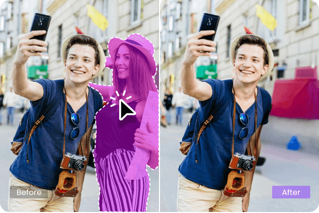 supprimer quelqu'un d'une photo