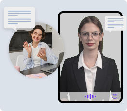 AI interactive avatar ultra-réaliste
