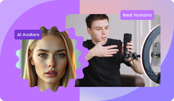AI Lip Sync pour humains réels et avatars IA