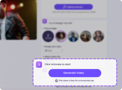 Générer le clip musique avec l’IA