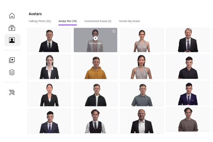 600+ avatars IA realists racontent des vidéos