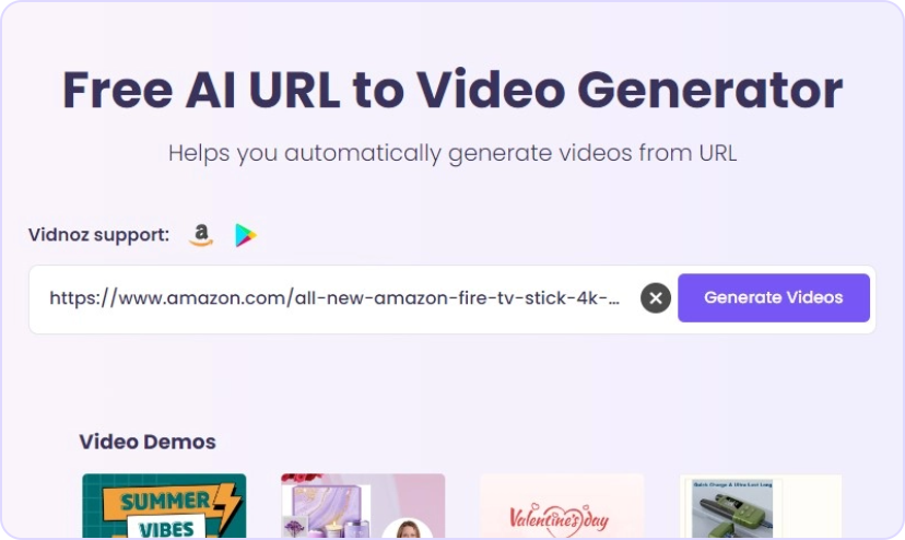 Comment convertir une URL en video Étape 1